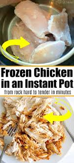 30+ best instant pot chicken recipes that pack in tons of flavor. Frozen Chicken In Instant Pot Ninja Foodi Frozen Chicken