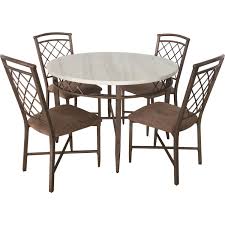 Everyday low prices · curbside pickup · savings spotlights Acme 73000 Aldric 45 Round Dining Table In Faux Marble Antique Metal