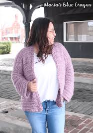 A place where i create and share easy free crochet patterns that are ideal for beginners, and the more advanced alike. Simple Cardigan Free Crochet Pattern Maria S Blue Crayon