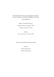Http Repository Metrouniv Ac Id Id Eprint 2983 4 Buku 20politik 20identitas Pdf