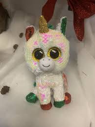 Flippable Sequin Stardust The Unicorn Beanie Boo Celebrations And Toys