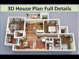 Maybe you would like to learn more about one of these? 3d House Plan 3d House Plan Design 3d House Plans 3 Bedroom House Plans 3d 3d Plans 2021 Youtube