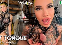 Split Tongue | Virtual Papi Virtual Reality Sex Movies