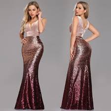 Black tie should be worn with a tuxedo style dinner suit. Sequins V Neck Sexy Dresses Dinner Party Maxi Dress 7767 Shopee Philippines