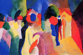 Woman With A Yellow Jacket August Macke August Macke Macke Posters Art Prints