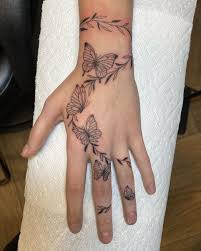 55 Butterfly Hand Tattoo Ideas That Soar