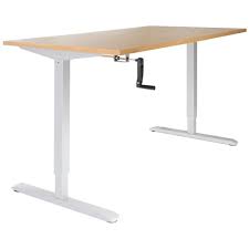 Feel like leaning back in your push another button to lower the desk. Scholar Crank Height Adjustable Desks Free Uk Delivery