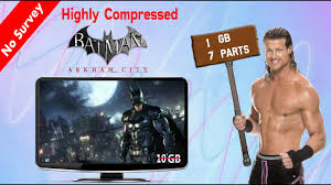 Explore a new prequel story in this third instalment of the popular arkham series of batman games. Download Batman Arkham City Game For Pc Highly Compressed In Parts Full Version Gaming Arena Youtube