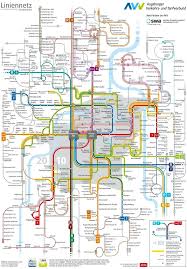 Augsburg Transport Map Subway Map Design Transit Map Subway Map