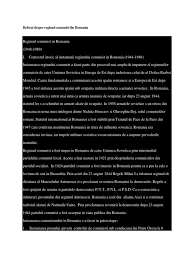 Referat despre instaurarea regimului comunist în românia. Referat Despre Regimul Comunist Din Romania