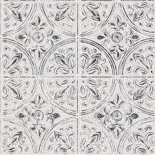 White Vintage Tin Peel And Stick Backsplash Kitchen Backsplash Peel And Stick Vinyl Wall Panels Stick On Tiles