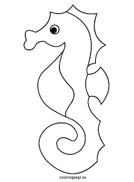 Pin By Kathleen Vrolijk On Printables Seahorse Crafts Coloring Pages Seahorse