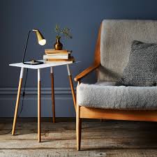 Steel Wood Rectangular Side Table Side Table Chair Side Table Coffee Table
