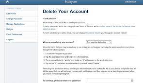 Jan 04, 2020 · instagram allows you to deactivate your account using a web browser. How To Delete Your Instagram Account Ubergizmo