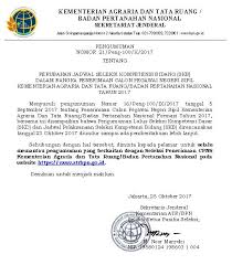 Kementerian agraria dan tata ruang indonesia. Hasil Cpns Atr Bpn Npwp