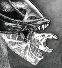 Step by step video on how to draw a xenomorph!!! How To Draw An Xenomorph Alien Step By Step Drawing Guide By Finalprodigy Dragoart Com