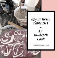 How to make an epoxy resin tabletop : Diy Resin Table Top All The Dos And Don Ts Homebody Hall