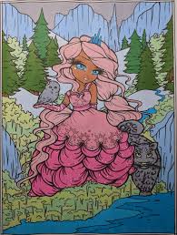 Also i really love that the author, hannah lynn, does a double copy of all 30 pages for a total of 60 pages. Ice Princess By Hanna Lynn Touch 5 Markers Coloring
