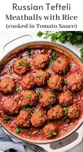 Tefteli Russian Meatballs With Rice Recipe Meatballs And Rice Russian Meatballs Recipes