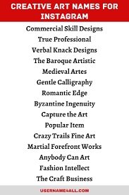 Art names ideas for instagram. 1200 Art Names Creative Art Names For Business 2022