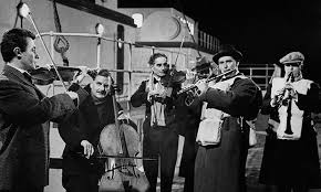 and the band played on; music played on