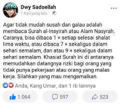 Surat alam nasyrah, alam nasyrah, surah, qur'an, surah alam nasyrah lengkap dengan download mp3 surat alam nasyrah (ahmad saud). Keutamaan Mengamalkan Surah Al Insyirah Agar Dimudahkan Rezkinya Triprofik Com