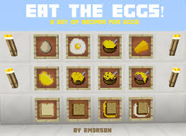 Check out 15 best minecraft survival mods that you can use to add extra layers to your minecraft gameplay and make it way more exciting. Eat The Eggs Recipes To Make Eggs More Useful And Fun 1 16 1 Fabric 1 12 2 1 9 Minecraft Mods Mapping And Modding Java Edition Minecraft Forum Minecraft Forum