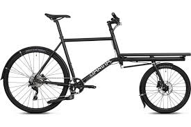 Shorter and more compact wheelbase than the cargo for snappier turns and smaller parking spots. Omnium Mini Max Cargo Bike