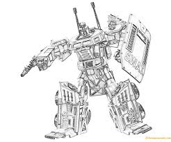 A robot is a mechatronic device (combining mechanics, electronics, and computers). Transformers Fall Of Cybertron Onslaught Coloring Pages Transformers Coloring Pages Coloring Pages For Kids And Adults