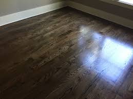Newly Sanded 2 Red Oak Hardwood Flooring Minwax Espresso Stain Hardwood Floors Wood Floor Colors Red Oak Hardwood