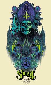 So i wrote 'square hammer' and that went well. Vance Kelly Art April 2014 Ghost Bc Band Ghost Band Posters