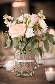 Hessian Vintage Jam Jar Wedding Centerpieces Mason Jars Rustic Wedding Centerpieces Wedding Centerpieces