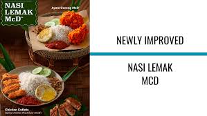 The amount calculated may not be accurate as they may make mistake because of human error. Mcdonald S Malaysia Newly Improved Nasi Lemak Mcd Let S Roll With Carol