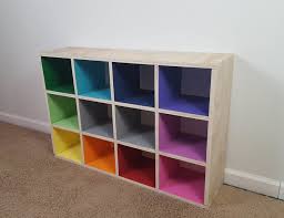 Rainbow Mini Cube Shelf Rainbow Girls Room Kid Room Decor Kids Room
