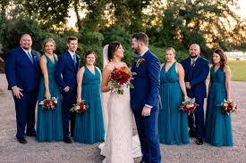 Teal Bridesmaid Dresses And Navy Suits Charleston Sc Cory Lee Photography Wedding In 2020 Teal Bridesmaid Dresses Teal Bridesmaid Dark Teal Weddings