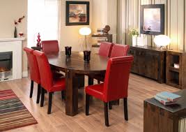 Leather chairs kitchen dining room furniture dining table marble top. Oak Dining Table And Red Leather Chairs Dining Chairs Design Ideas Dining Room Furniture Reviews