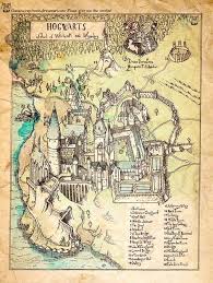 The style of hogwarts has been called medieval gothic, but in actuality it is a mixture of several styles, including norman romanesque, gothic and gothic revival. Hogwarts Castle Map Hogwarts Illustrated Map Harry Potter