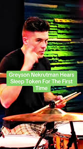 Greyson Nekrutman Hears Sleep Token For The First Time #drums #drum  #drumcover #fyp #sleeptoken #foryou