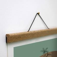 Wooden Poster Hanger Calendar Hanger For Your Office Unique Etsy Poster Hanger Wooden Hangers Magnetic Hanger