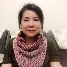 Circular knitting, knit, cast on, bind off. Ravelry Triangle Brioche Cowl Pattern By Wanpen Huang