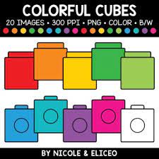 For the color assessment, show children pieces of construction paper. Unifix Cube Clipart Worksheets Teaching Resources Tpt