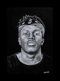 Ksi Pencil Sketch Portrait Tattoo Sketches Staedtler