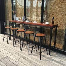 Explore our range of high tables & bar tables. Buy Loft American Bar Cafe Tables And Chairs Wood Bar Table Bar Tables Tall Bar Tables Dining Tables And Chairs Combination Of Home Casual Long In Cheap Price On Alibaba Com