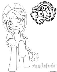 Www.cartonionline.com > coloring page > my little pony coloring page >. Applejack My Little Pony Coloring Pages Printable