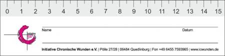 Eventuell hat das kind aber auch einen sehfehler. Initiative Chronische Wunden E V Wundlineal 15 Cm Block A 50 Blatt