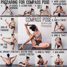 Easy Yoga Workout 1 870 Likes 27 Comments Roxanne Gan Roxanne Yoga On Instagram Compasspose Not Fo Easy Yoga Workouts Compass Pose How To Do Yoga