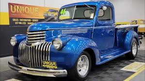 Image result for Brockway Light Blue 1946 Truck