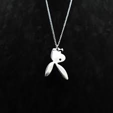 New Silver Upside Down Bunny Chain Hard Jewelry Silver Chain For Men Chains For Men Silver Chain