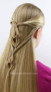 Love Is In The Hair With This Cute Valentine S Day Hairstyle From Babesinhairland Com This Hanging Hearts Ha Valentine S Day Hairstyles Hair Styles Heart Hair