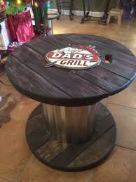 See more ideas about spool tables, spool furniture, wooden spools. Dad S Patio Table Made From Cable Reel Spool Furniture Wooden Spool Tables Spool Tables